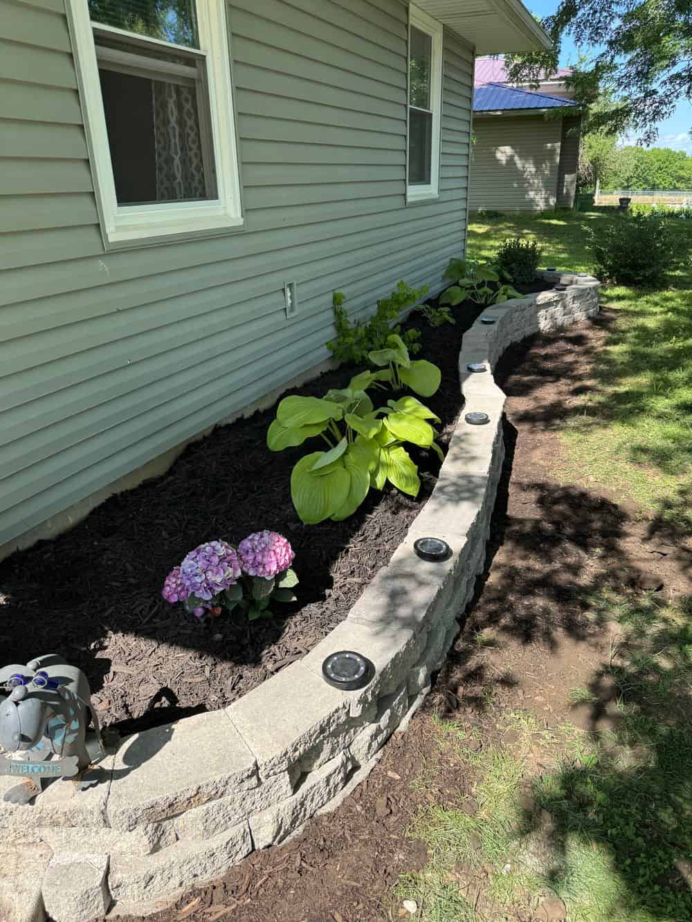 Mulch & Rock Bed Installations image